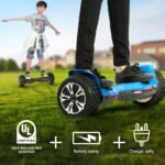Gyroor Warrior G2 8.5"Off Road SelfBalancing Scooter for Kids Adults, Black - Image 6