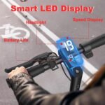 Maxshot Foldable Electric Scooter, Up to 22 MPH, Long Range, Dual Suspension & App Control - Image 8