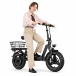 Luckfarm Electric Scooter with Seat for Adults, 1000W Peak Motor E-Scooter