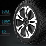 Gyroor Warrior G2 8.5"Off Road SelfBalancing Scooter for Kids Adults, Black - Image 4