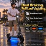 M1 Foldable Electric Scooter for Adults 35-Mile Range 1200W Motor 25 MPH - Image 6