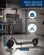 Hiboy S2 NOVA Electric Scooter, 430W Peak Motor, 19 MPH, 20-Mile Range - Image 7