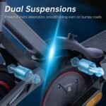 ZWHEEL E12 Electric Scooter for Adults, 800W Rear Motor, Up to 25 MPH - Image 5