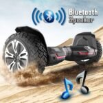 Gyroor Warrior G2 8.5"Off Road SelfBalancing Scooter for Kids Adults, Black - Image 5