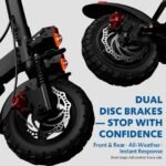 Off Road Electric Scooter Adults, E-Scooter with Max 400LB Weight Capacity - Image 8