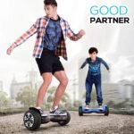 Gyroor Warrior G2 8.5"Off Road SelfBalancing Scooter for Kids Adults, Black - Image 2