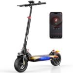 iScooter Electric Scooter, 8.5/10" Off-Road Tires, 21/25/28/40 Miles Range (Black)