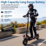 Off Road Electric Scooter Adults, E-Scooter with Max 400LB Weight Capacity - Image 4