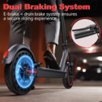 Maxshot Foldable Electric Scooter, Up to 22 MPH, Long Range, Dual Suspension & App Control - Image 7