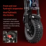 T90 Pro Electric Scooter, Dual Motor, 72V Removable Battery, 65-Mile Range, 14" Off-Road Tires - Image 4