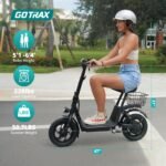 Gotrax A5 12" Electric Scooter with Seat for Adults & Teens, 15.5-Mi Range - Image 6
