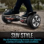 Gyroor Warrior G2 8.5"Off Road SelfBalancing Scooter for Kids Adults, Black - Image 3