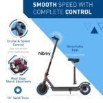 Hiboy S2 Pro Electric Scooter, 500W Motor, 10" Solid Tires, 25 Miles Range - Image 6