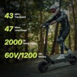 Kukirin G4 Electric Scooter, 2000W Motor, 43 MPH, Up to 47 Miles, 11" Off-Road Tires - Image 2