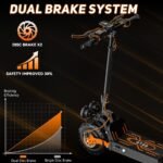 1. Electric Scooter for Adults, 2400W Motor, 30 MPH, 45-Mile Range, 48V 25Ah Battery & Fat Tires - Image 7