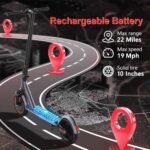Maxshot Foldable Electric Scooter, Up to 22 MPH, Long Range, Dual Suspension & App Control - Image 2
