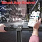 Maxshot Foldable Electric Scooter, Up to 22 MPH, Long Range, Dual Suspension & App Control - Image 9
