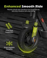 MEGAWHEELS Electric Scooter, 350W Motor, 15.5 MPH, 19-Mile Range, 10" Pneumatic Tires - Image 5