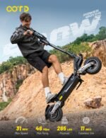 T10 Electric Scooter for Adults, 11" All-Terrain Tire Up to 46 Miles Range - Image 2
