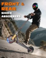 VOLPAM 10 Inches 500W Adult Electric Scooter with Dual Suspensions - Image 3