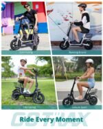 Gotrax A5 12" Electric Scooter with Seat for Adults & Teens, 15.5-Mi Range - Image 7