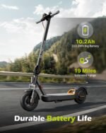 MEGAWHEELS Electric Scooter, 350W Motor, 15.5 MPH, 19-Mile Range, 10" Pneumatic Tires - Image 2