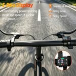 Electric Scooter with Seat, 1000W Peak Motor, 25 MPH, 25–30 Mile Range, 14" Tires & Basket - Image 4