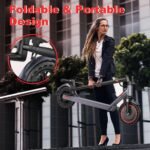 Maxshot Foldable Electric Scooter, Up to 22 MPH, Long Range, Dual Suspension & App Control - Image 6