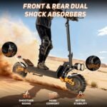 1. Electric Scooter for Adults, 2400W Motor, 30 MPH, 45-Mile Range, 48V 25Ah Battery & Fat Tires - Image 4