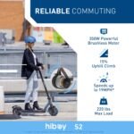 Hiboy S2 Electric Scooter - 8.5" Solid Tires - Up to 17 Miles Long-Range - Image 2